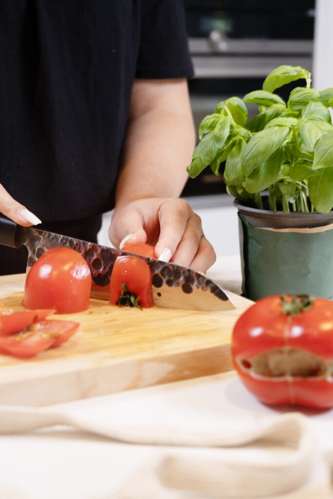 Vorbereitung Bruschetta